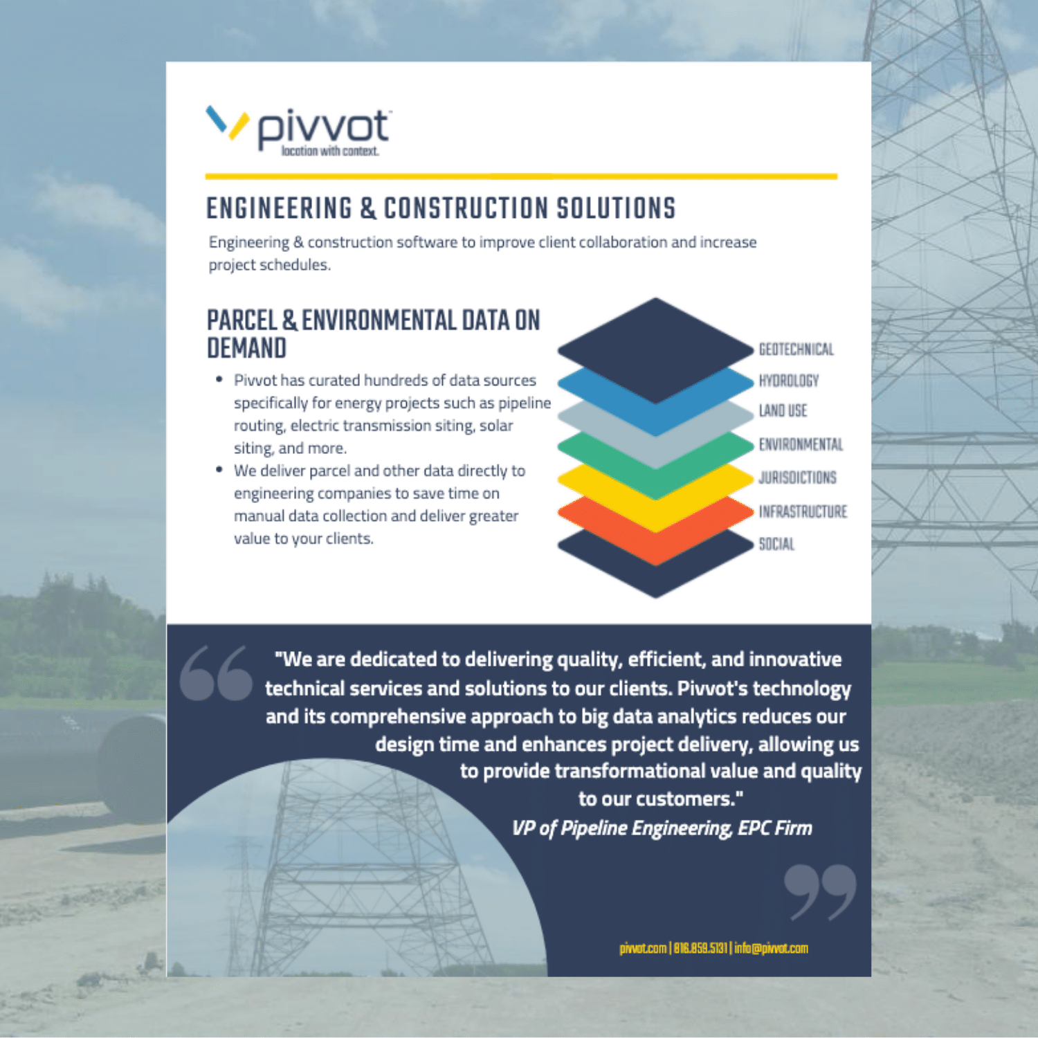 Pivvot Engineering Construction Brochure