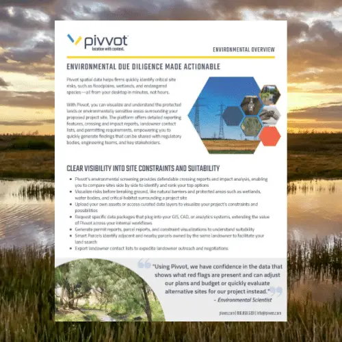 Pivvot Environmental Brochure